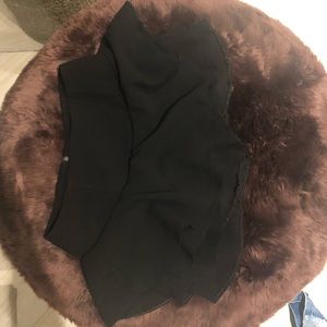 Black skort